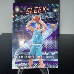 2025-26 Topps Chrome KON KNUEPPEL Sleek Finishers RC Purple Geometric /75 #SF-24