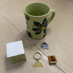 Rainforest Cafe Mug And Assorted Items 