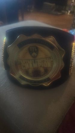 Fantasy football belt costomizable championship