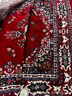 Red Persian-Style Area Rug