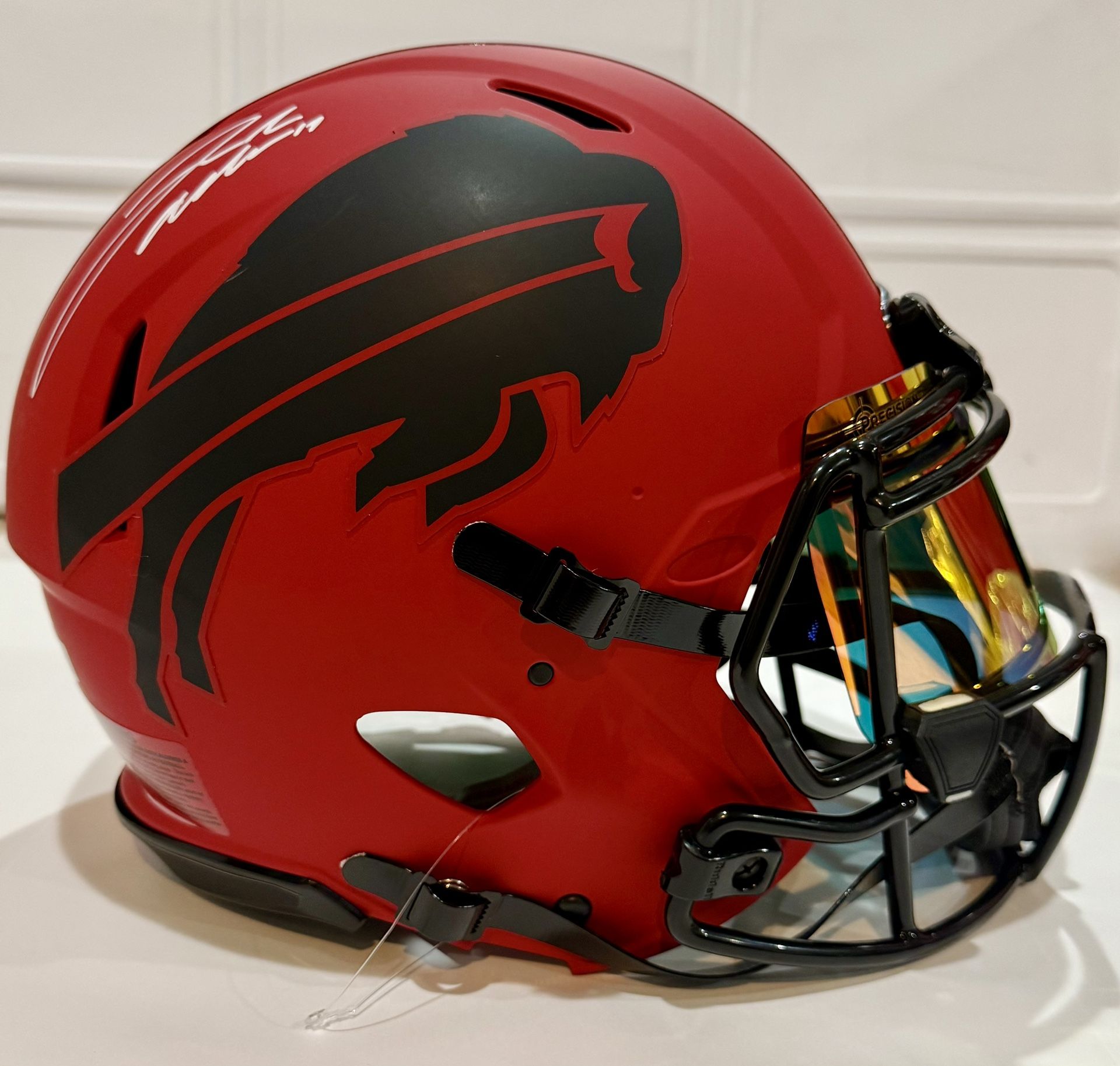 Josh Allen Signed Full SizedRave Authentic Football Helmet JSA COA Bills NFL QB