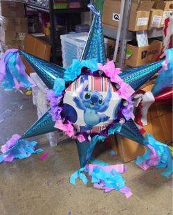 Stitch bola star pinata
