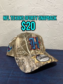 NFL new era Houston Texas RealTree camouflage 9forty a frame SnapBack hat