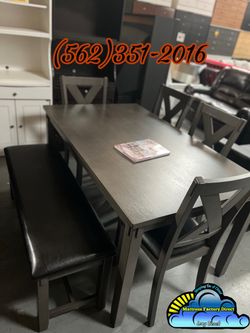 Dining table six seater chair sillas nuevo