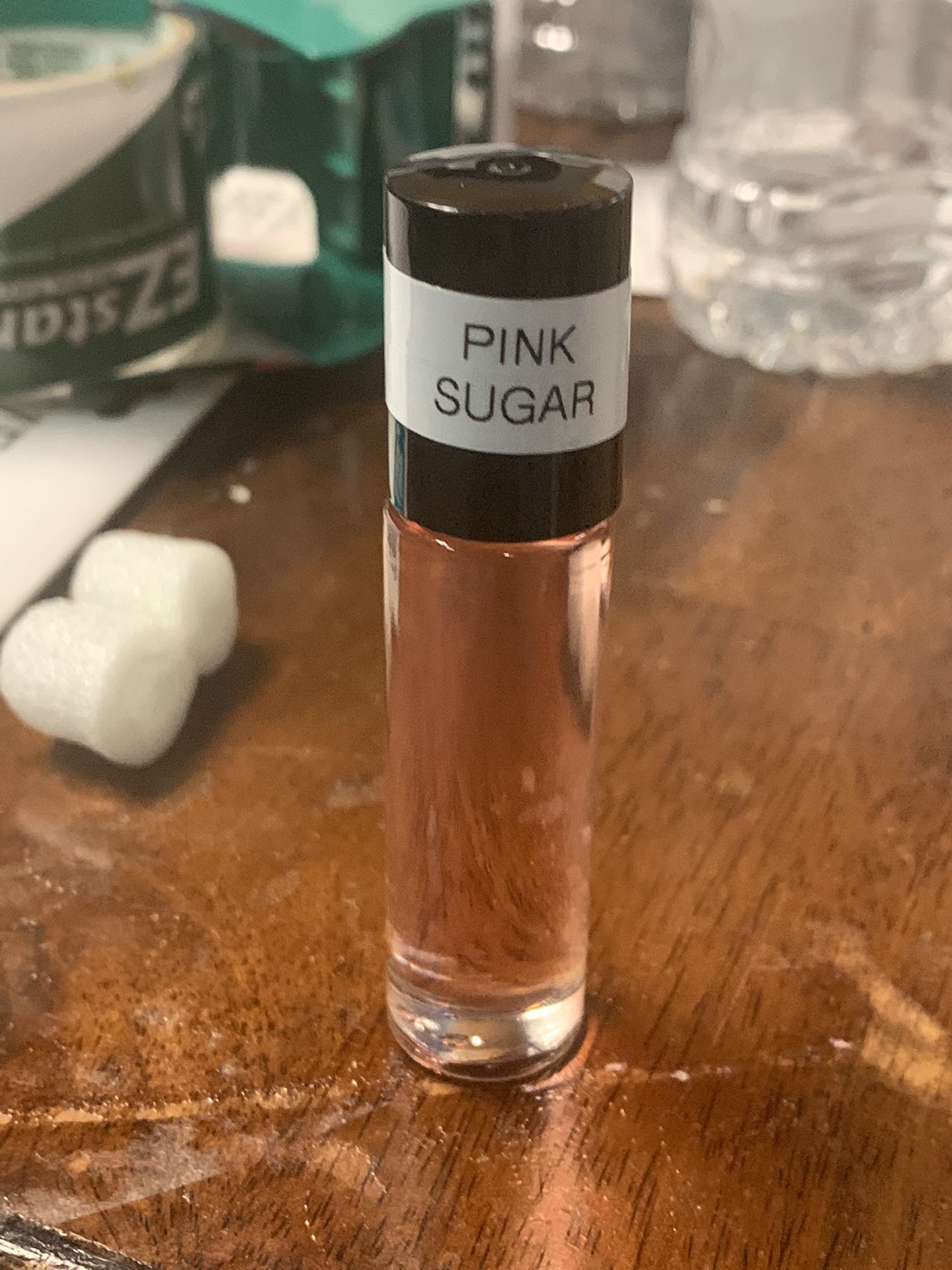 Pink sugar rollons