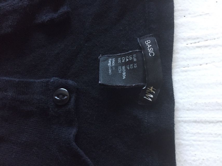Small Black Sweater.