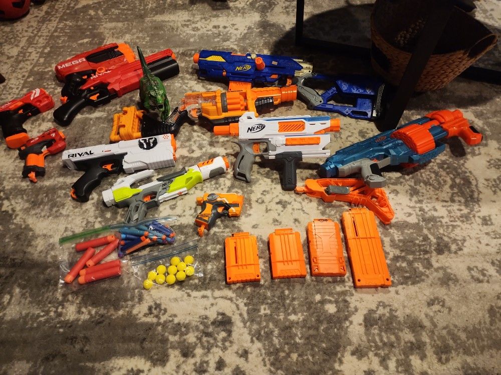 Assorted Nerf Gun Collection $60