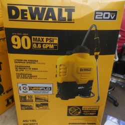   New DeWalt DXSP190681B 20V Li-Ion 4 gallon Powered Backpack Sprayer (Tool Only).