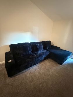 Modern Modular Sectional Sofa With Cup Holders And USB Ports Message For Full Price