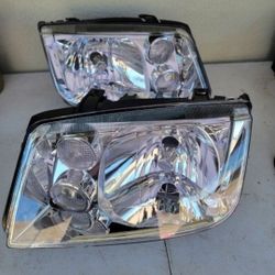 99-05 Volkswagen Jetta Headlights Luces Calaveras Micas Faros Focos Faroles Headlamps 