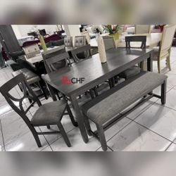 6 Pcs Dining Table Set