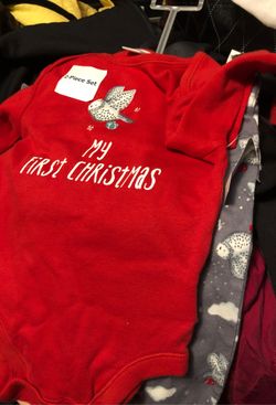 “My First Christmas” 2 pc set 6-12 months new with tags attached