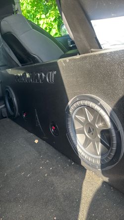 10” speakers with high tech box  (kickers)