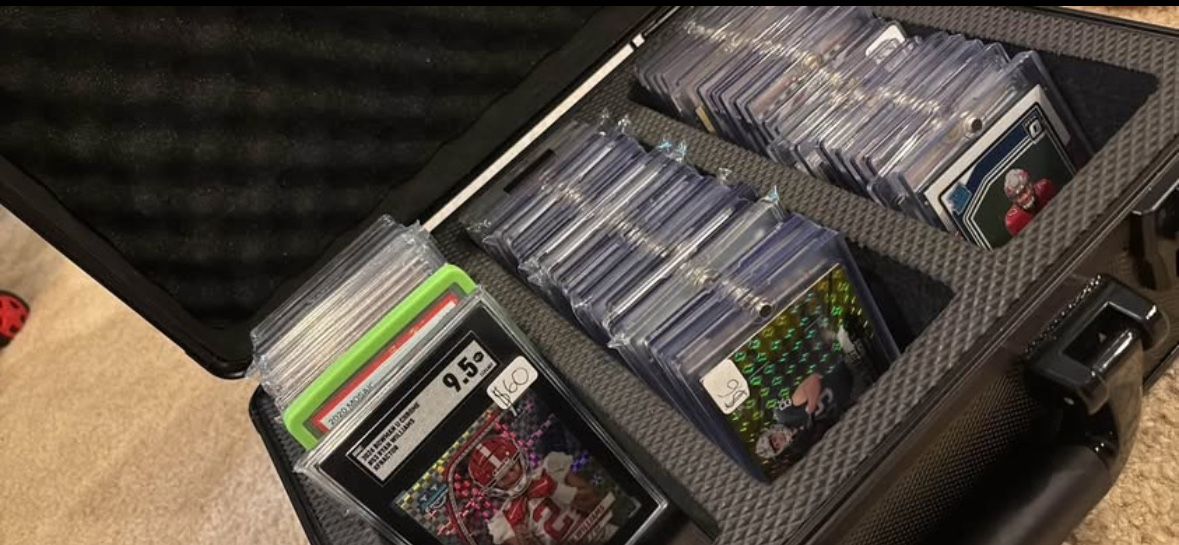 whole case of football cards
