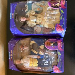 1991 Beauty And the Beast Mattel Dolls NIB