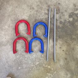 Metal Horseshoe Game Set