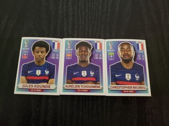 Panini World Cup Qatar 2022 Stickers (FRA GER USA CAN JPN KOR)
