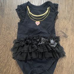 Girls Black Tutu Shirt Daddy’s Girl Size 3/6 Months Bundles #18