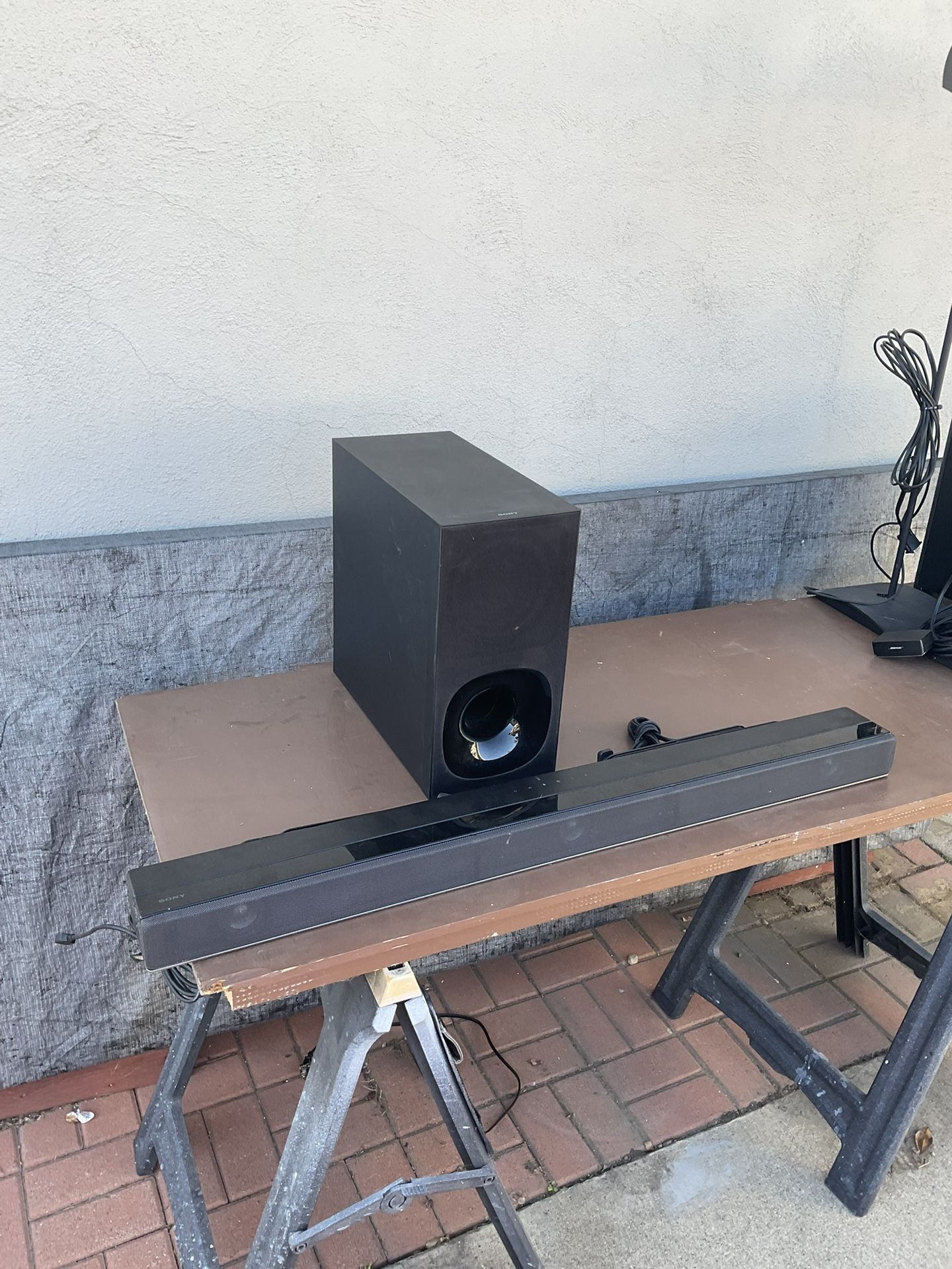 SONY SA-WZ9F Sound Bar And Subwoofer