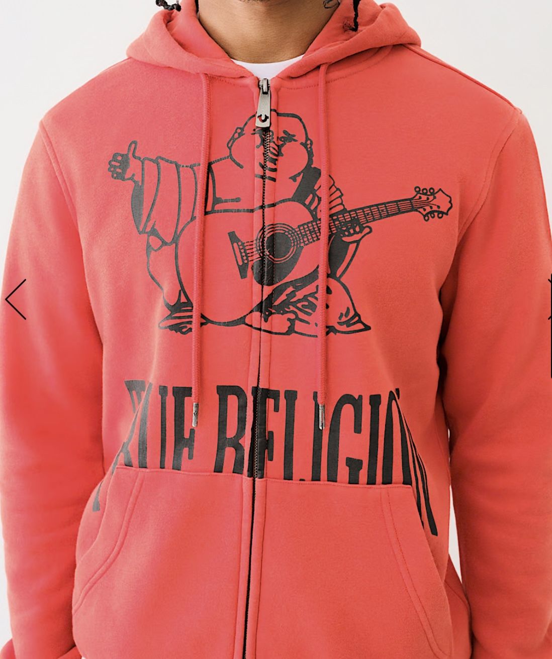 True Religion VINTAGE BUDDHA ZIP HOODIE