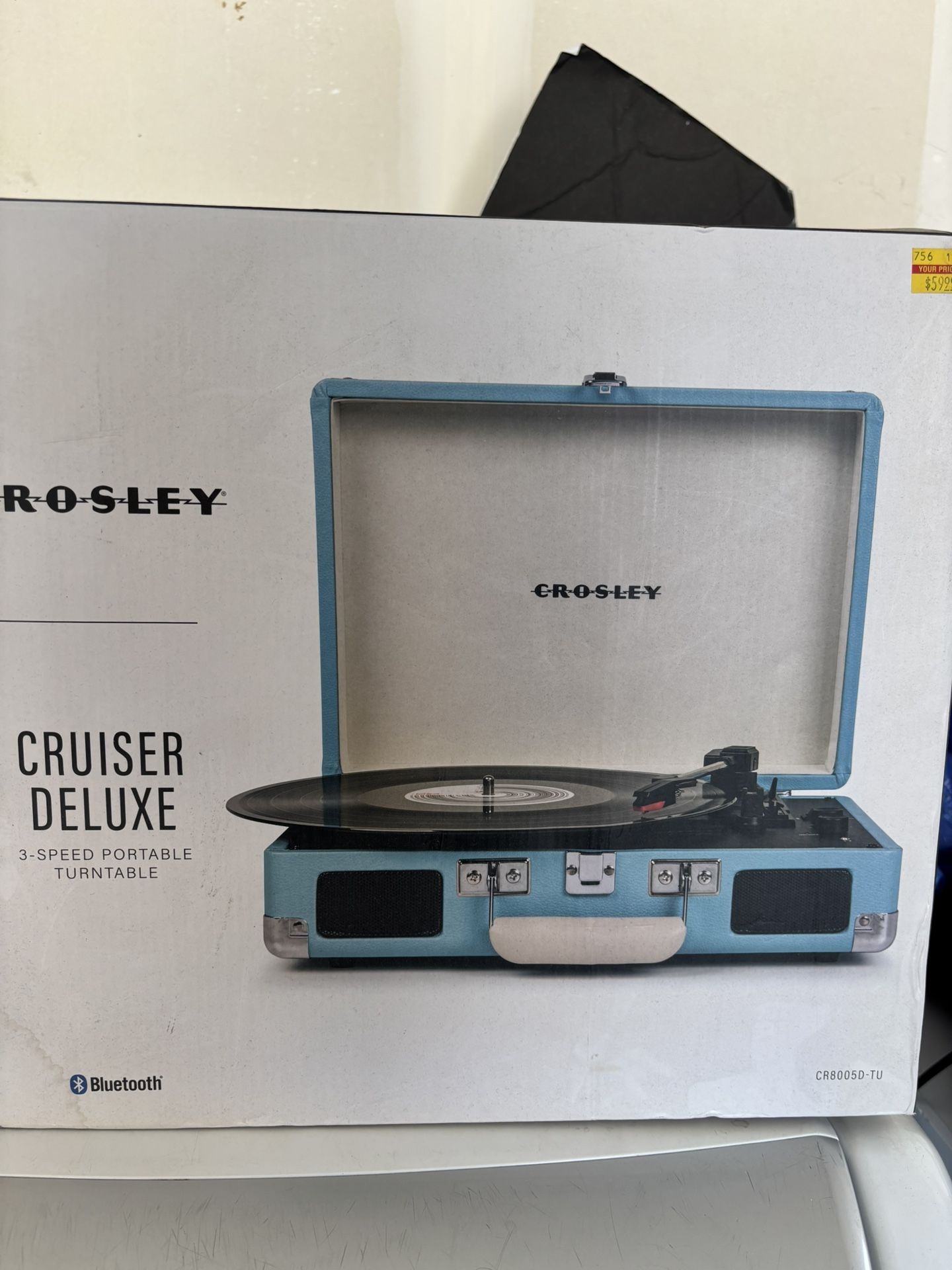 Cruiser Deluxe 3 Speed Portable Turntable