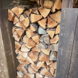 Season firewood, plus bonus kindling