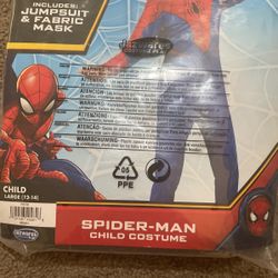Spider-Man Jumpsuit & Fabric Mask