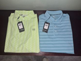 UNDER ARMOUR GOLF POLOS