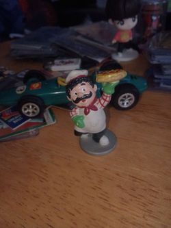 Vintage pizza guy Chucky cheese