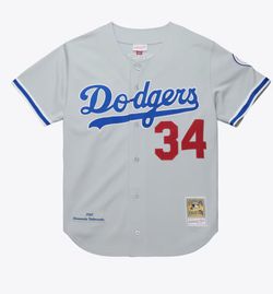 Fernando Valenzuela Los Angeles Dodgers 1980 MLB All-Star Game Gray Road Authentic Jersey Size xL