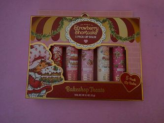 Strawberry Shortcake Bakeshop Treats 5 Pack Lip Balm