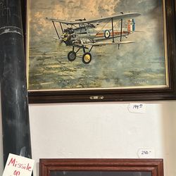 Framed Airplane Art