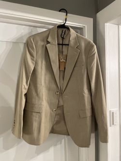 Men's Tan PJ Paul Jones Suit Jacket — Size S