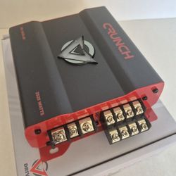 CRUNCH 2525 WATTS 4 CHANNEL BUILT IN CROSSOVER CAR AMPLIFIER