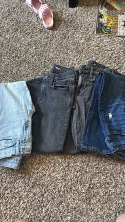 6 pantalones  talla 8 para  niño