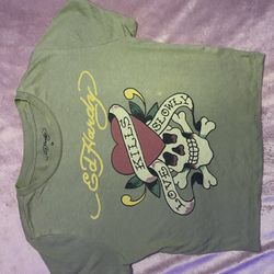 Ed Hardy green and yellow t-shirt #EdHardy