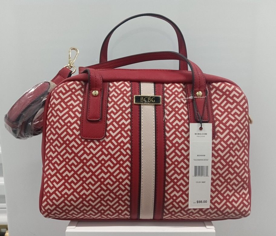 NWT BCBG "Calla Signature" Satchel (Handbag)