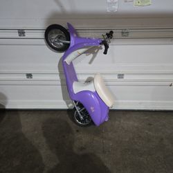 Razor Moped Purple Everything Is Stock But Replaced Battery And Replaced Inner tube.             Negotiable