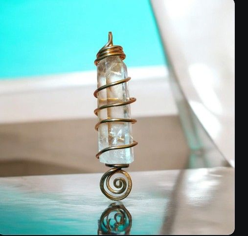 Clear Quartz Crystal Pendants