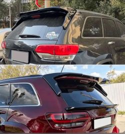 Rear roof spoiler compatible with Jeep Grand Cherokee WK2 (2013-2021) - Gloss Black ABS Upper Tailgate
