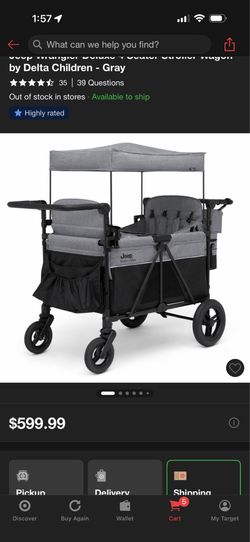 Keep wangler deluxe 4 seater stroller wagon