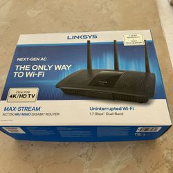 Linksys AC1750 MU-MIMO Gigabit Router