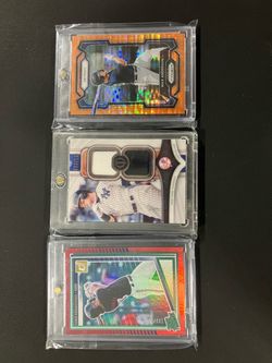 Rookie, numbered, autograph, relic, and more sports cards baseball