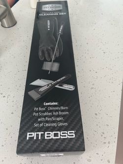 Grill cleaning set
