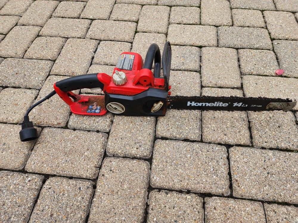 Homelite 14 Inch Electric Chainsaw