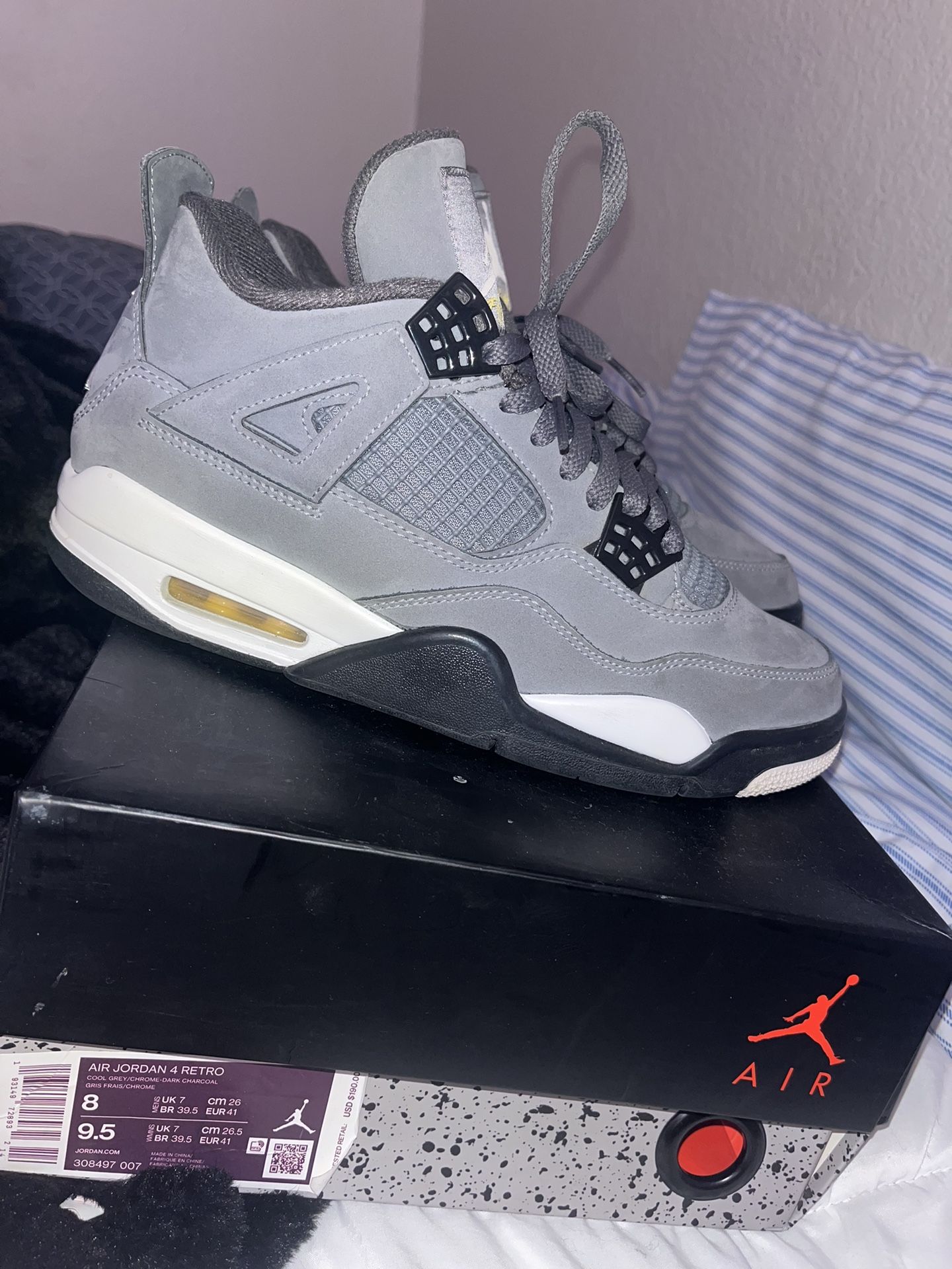 Cool grey 4s grade school Clearance
