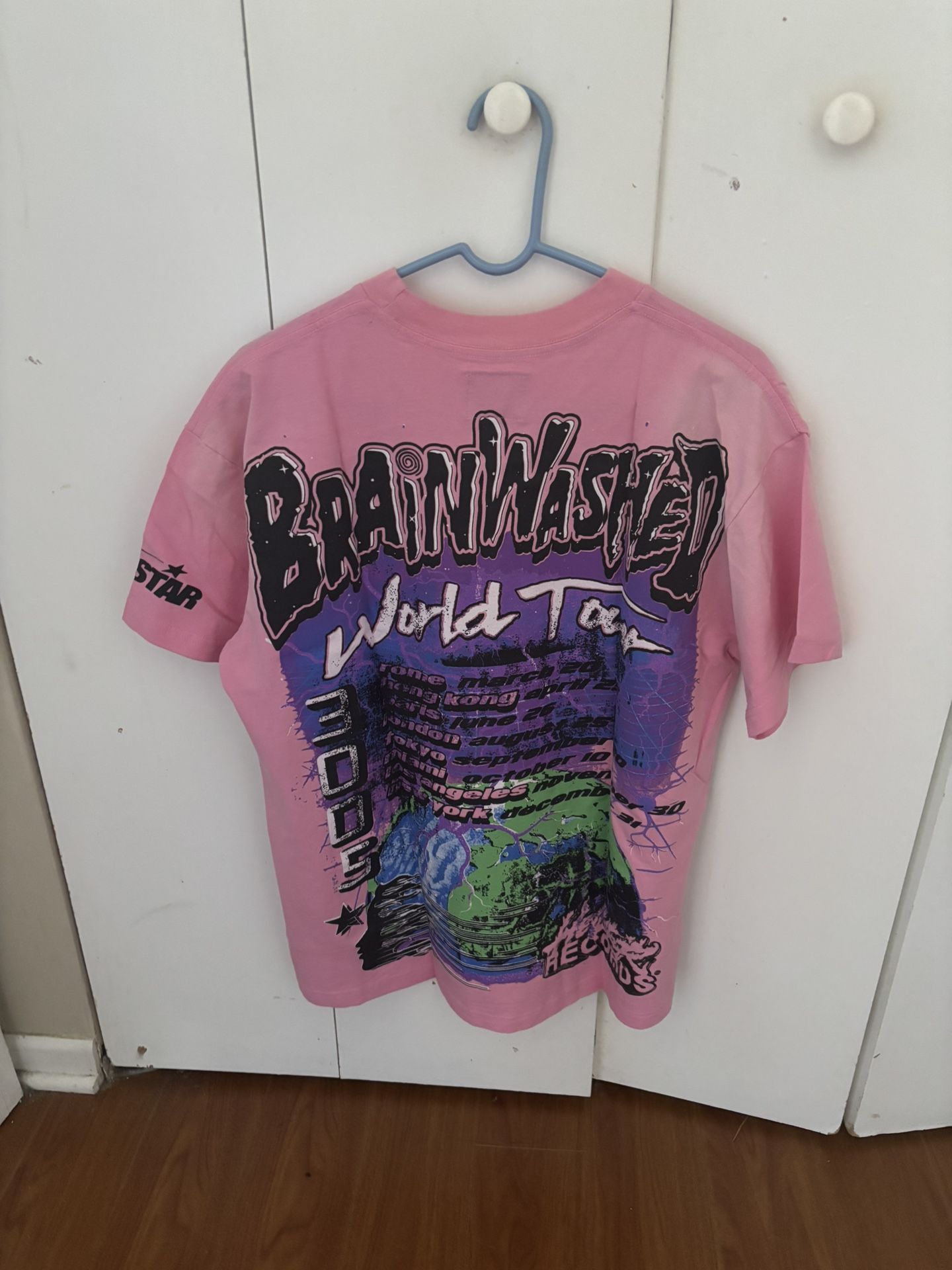 Pink Brainwashed Hellstar Tee