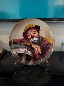 Emmett Kelly Sad Clown Collector Plate