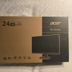 Acer 23.8” Full HD 1920 x 1080 IPS Zero Frame Home Office Computer Monitor - 178° Wide View Angle - 16.7M - NTSC 72% Color Gamut - Low Blue Light 