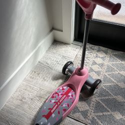 Scooter Kids 3 Wheels Radio Flyer Pink 